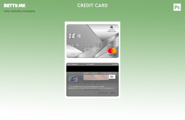 модерен стил Португалија Banco Carregosa банка мастеркард платина шаблон